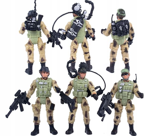 SOLDIER FIGURINES – MILITARY BASE – ARMY – COMMANDOS