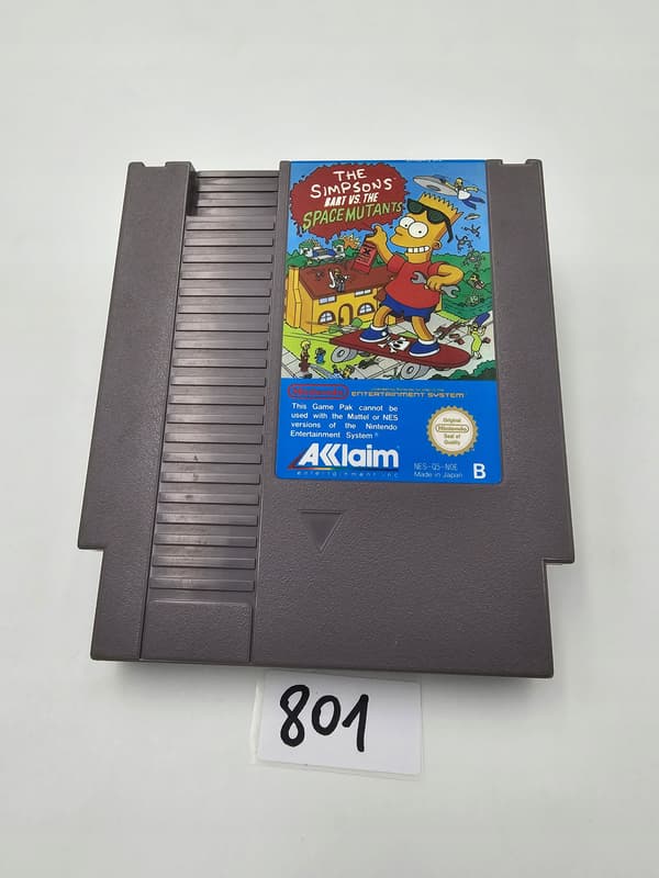 NINTENDO NES THE SIMPSONS: BART VS THE SPACE MUTANT – ORIGINAL