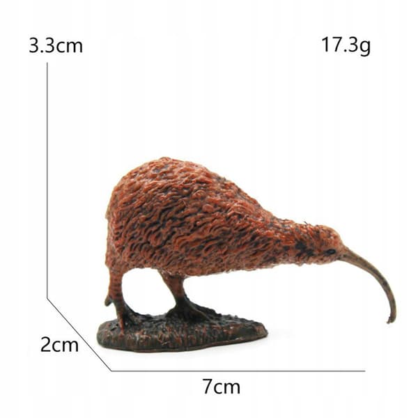 5x Hand-Painted Lifelike Birds Simulation Educational Toy Model in D-Style