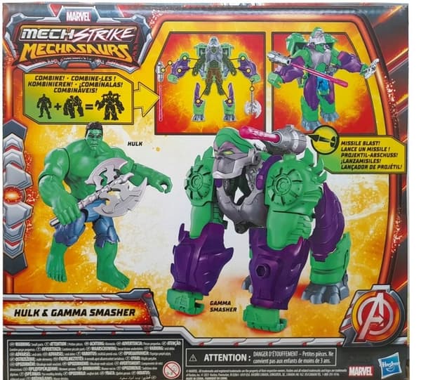 MARVEL HULK MECHSTRIKE F6600 HASBRO 2-in-1 Monkey Hulk figurine