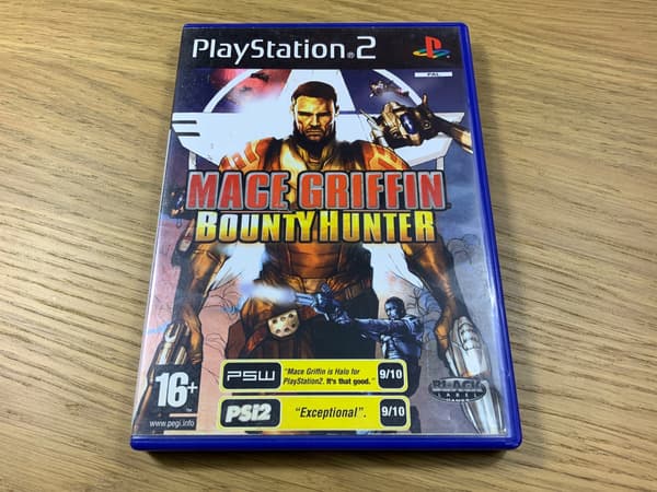 MACE GRIFFIN BOUNTY HUNTER – the perfect game – complete PS2 set