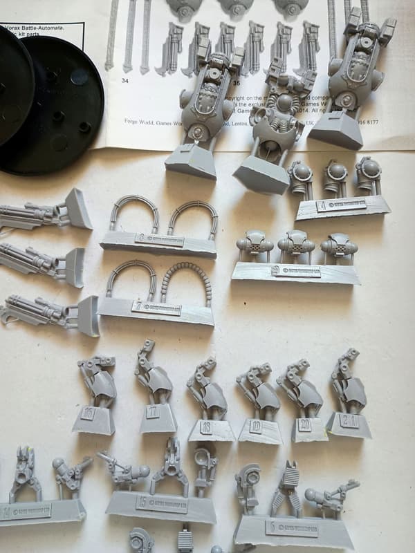 Mechanicum – Vorax Battle-Automata (3 models) – resin, Forge World