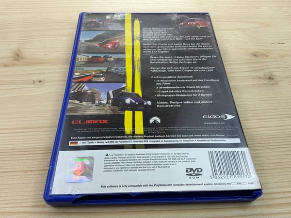 THE ITALIAN JOB – PS2 game set, in excellent condition
