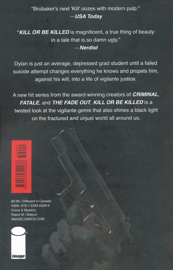 KILL OR BE KILLED VOL 01 SC