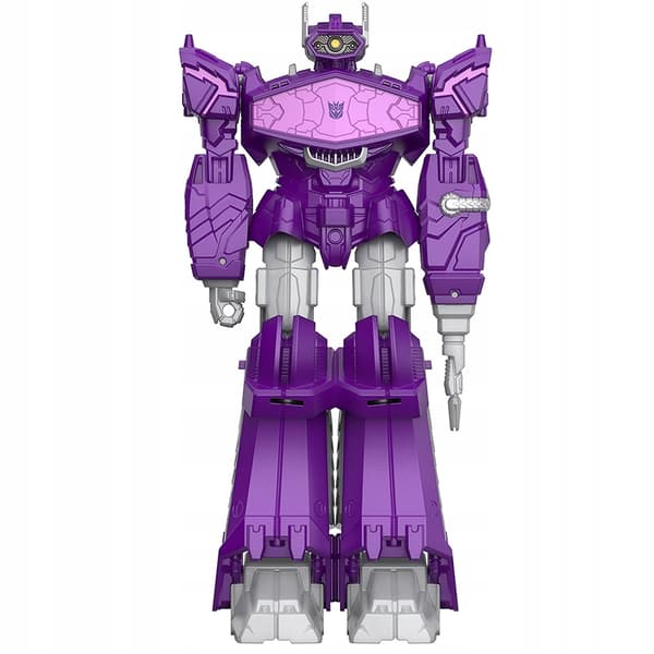Transformers: Authentic Shockwave robot figure from the Titan Changer series...