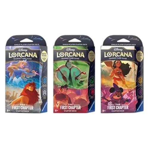Lorcana The First Chapter: 3 Starter Deck Set