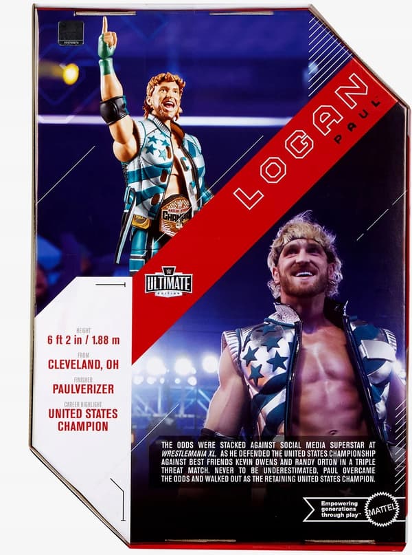 MATTEL WWE Ultimate Logan Paul Figure