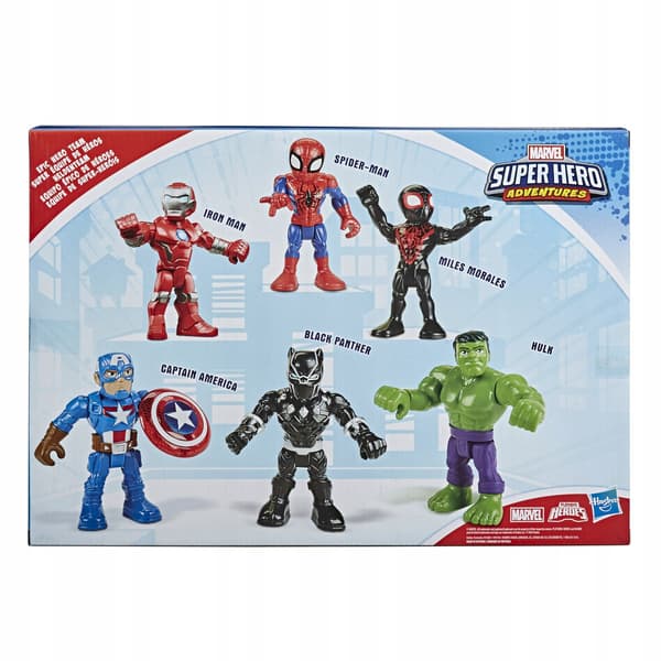 MARVEL SUPERHERO FIGURES – SUPER HERO ADVENTURES – 6 CHARACTERS