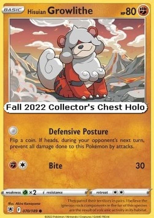 Pokemon Hisuian Growlithe