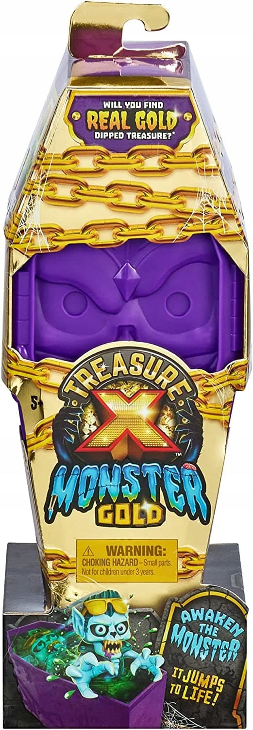 TREASURE X MONSTER GOLD REAL GOLD FIGURINE 41630