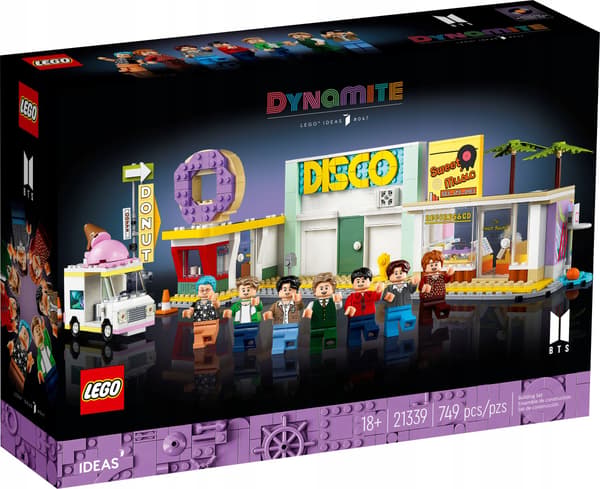 LEGO Dynamite BTS 21339 set, 749 pieces