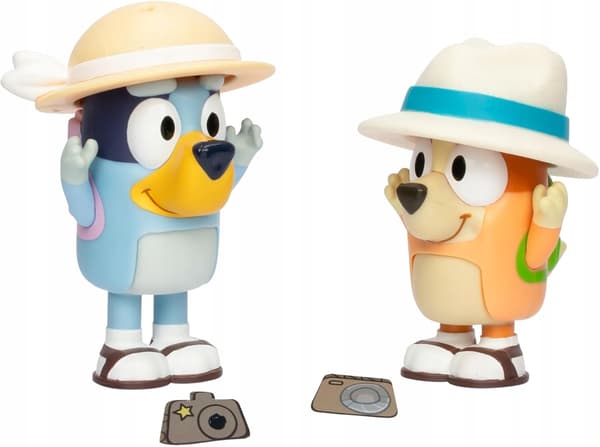 BLUEY BINGO FIGURINES 2-PACK FIGURINE SET HOLIDAY ACCESSORIES