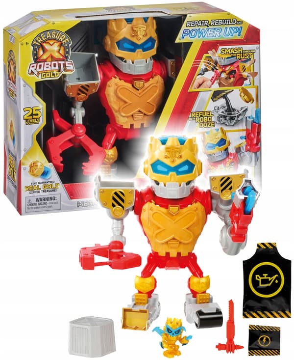 Treasure X Robots Gold Mega Bot Action Figure by Cobi
