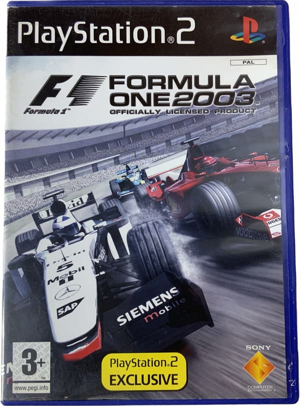 F1 FORMULA ONE 2003 – disc in excellent condition – PS2