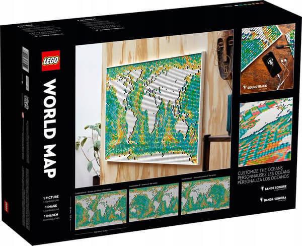 LEGO ART 31203 WORLD MAP