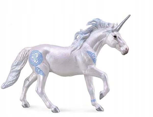 BLUE STALLION UNICORN [FIGURINE]