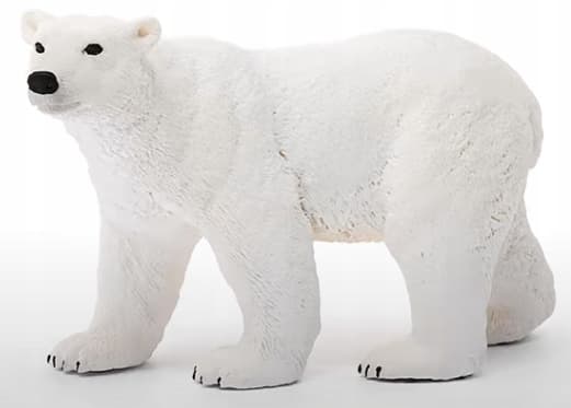 CHILD'S GIFT: POLAR BEAR FIGURINE – STURDY TOY