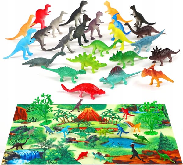 24 Dinosaurs: Trees Play Mat Set