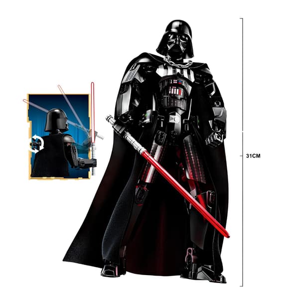 30 cm DIY Darth Vader figurine – 160-piece set