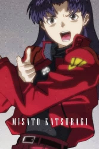 Misato Katsuragi Notebook: Lined Pages Notebook, Small Size, 6x9 inches / 1