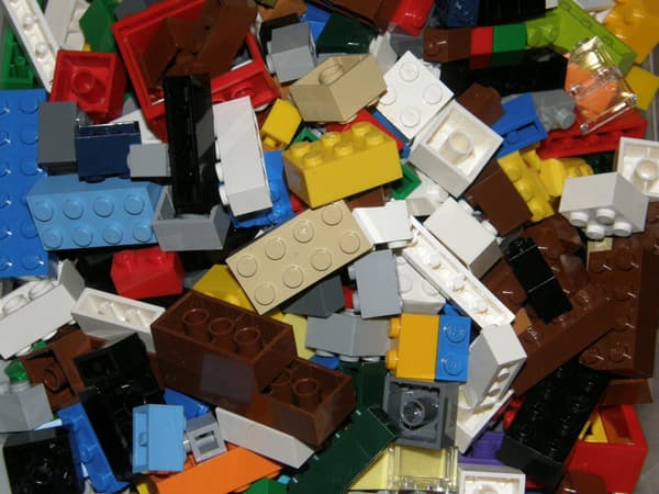 Original Lego building blocks – Brick MIX, 0.5 kg
