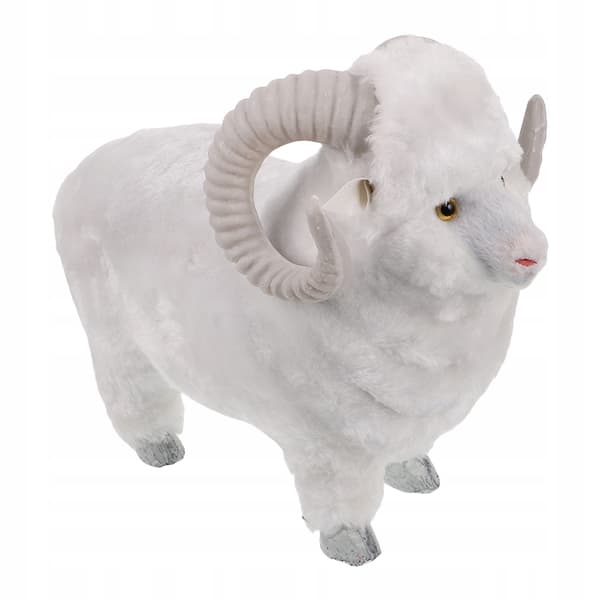 DECORATIVE WHITE SHEEP FIGURINE FOR THE KITCHEN AND LIVING ROOM