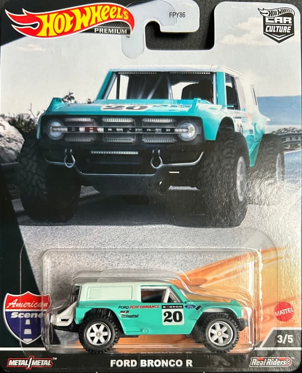 HOT WHEELS PREMIUM FORD BRONCO R