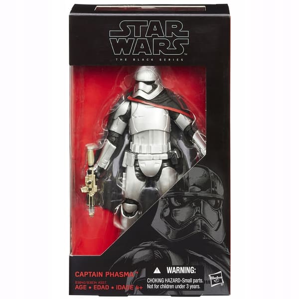 Captain Phasma action figure from The Black Series (Star Wars) range
