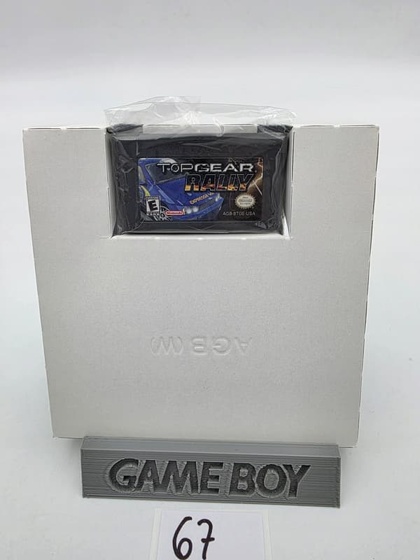 GAME BOY ADVANCE TOP GEAR RALLY ORIGINAL CARDBOARD BOX