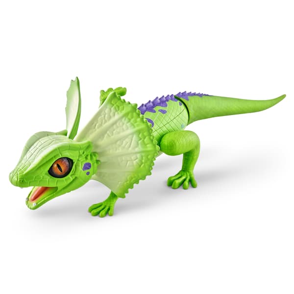 ZURU Robo Alive interactive walking green lizard figurine