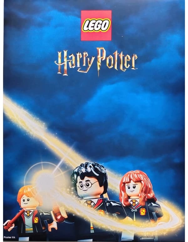 4 LEGO Insiders VIP Harry Potter posters, second edition, Sets 5–8. 5009593
