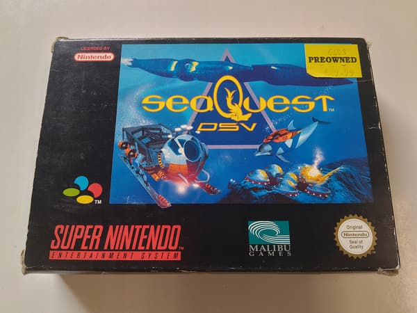 SEA QUEST SNES PAL NINTENDO ENG