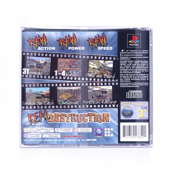 Destruction Derby Raw | PS1/PSX | ENG