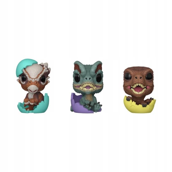 Jurassic Park Pocket POP! Vinyl Figure – Easter Egg 3-pack Dinosaur