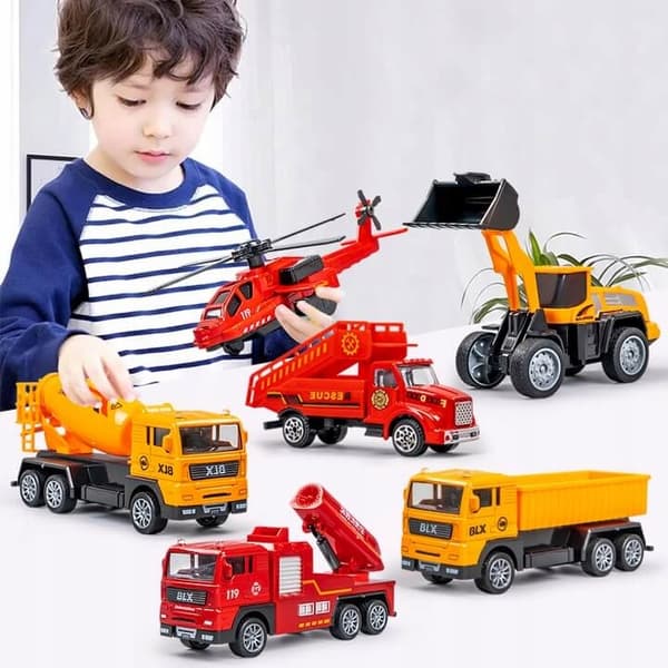 Fire engines, set of 15 – Fire Car set