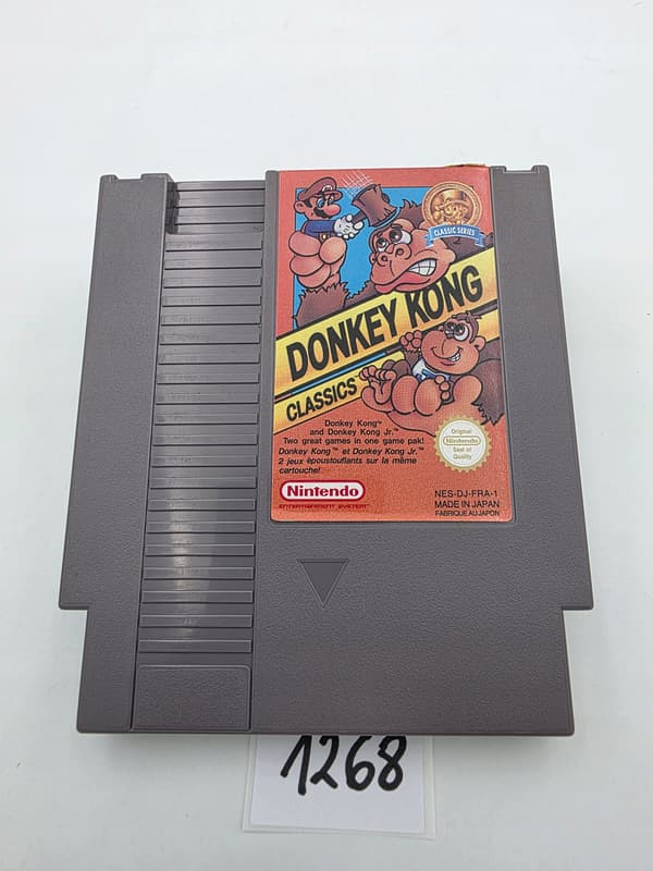 NINTENDO NES DONKEY KONG CLASSICS ORIGINAL