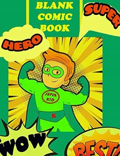 BLANK COMIC BOOK: Comic Maker Journal – Draw and create your own comics for