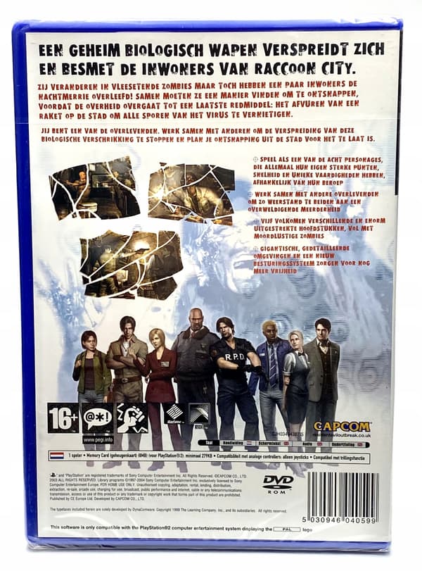 RESIDENT EVIL: OUTBREAK | PS2 | NEW | SEALED | PLAYSTATION 2 | FIRST EDITION