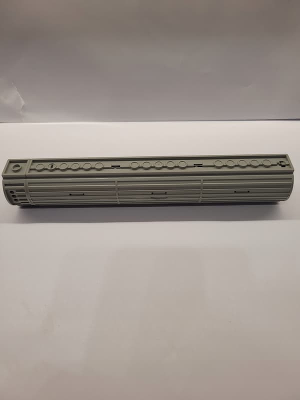 Lego 4350c01 train, battery compartment, switch, 4x22, old grey