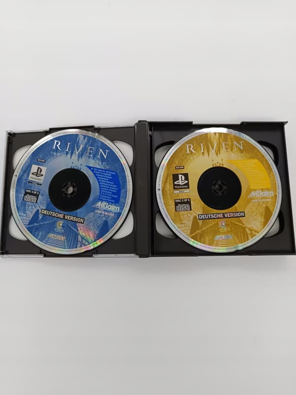 RIVEN: THE SEQUEL TO MYST – PlayStation (PSX) boxed version