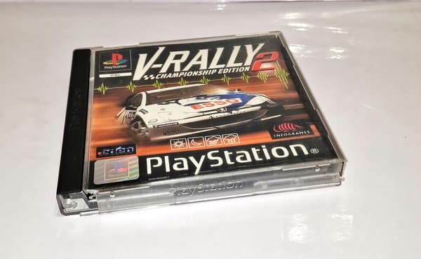 The game V-Rally 2 for PSX – READ THE DESCRIPTION!