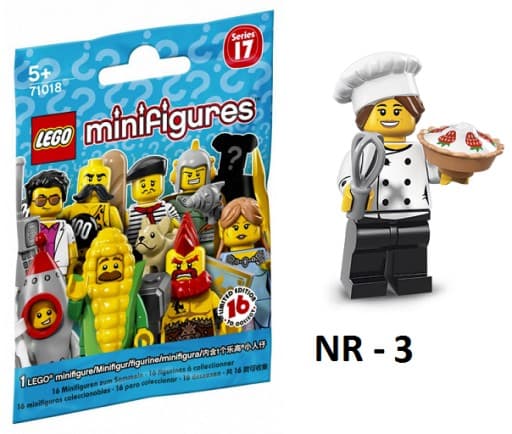 LEGO 71018 MINIFIGURES – HEAD CHEF – NO. 3