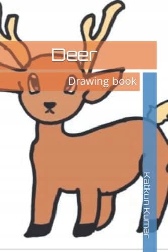 Deer: A drawing book