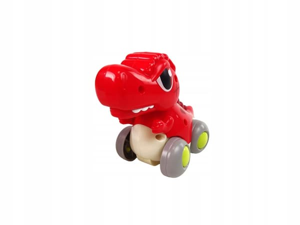 RED DINOSAUR ON WHEELS – T-REX – 12 x 7 x 10 cm
