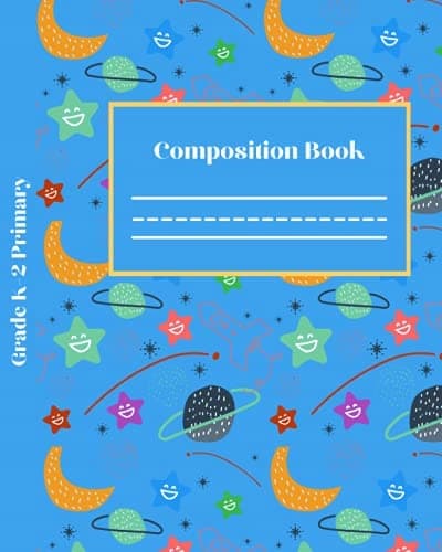 Primary Composition Book, Years K–2: Space Composition Book Story Journal