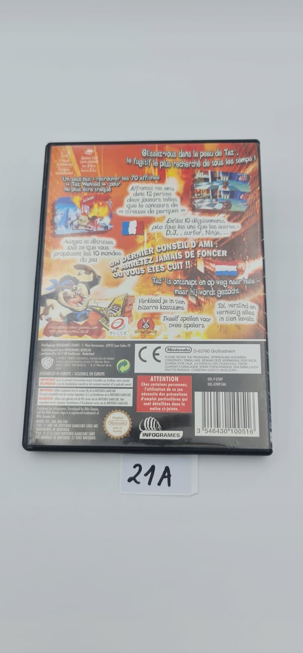 NINTENDO GAMECUBE TAZ WANTED