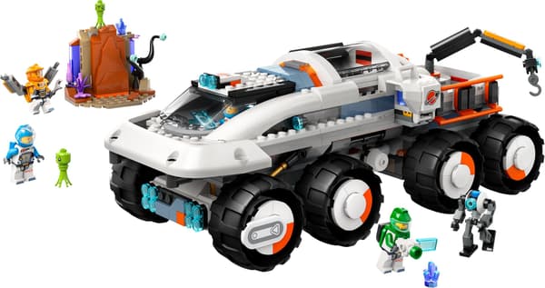 LEGO CITY 60432 Command Vehicle with Loading Crane – Large Rover
