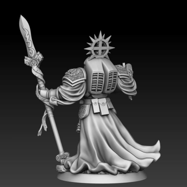 Heavy Armour Inquisition Champion – Proxy Model for D&D and GURPS
