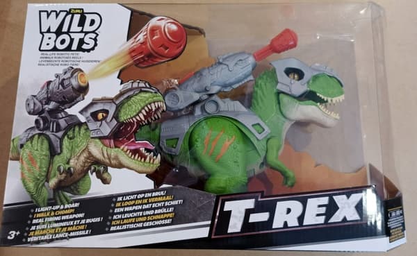 ZURU Wild Bots T-Rex interactive dinosaur