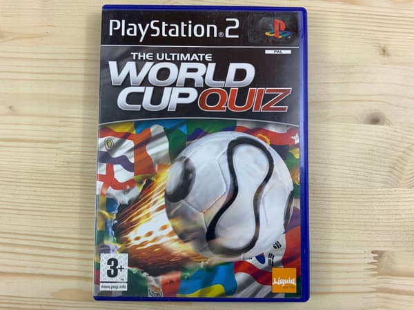 THE ULTIMATE WORLD CUP QUIZ – perfect condition PS2 game set